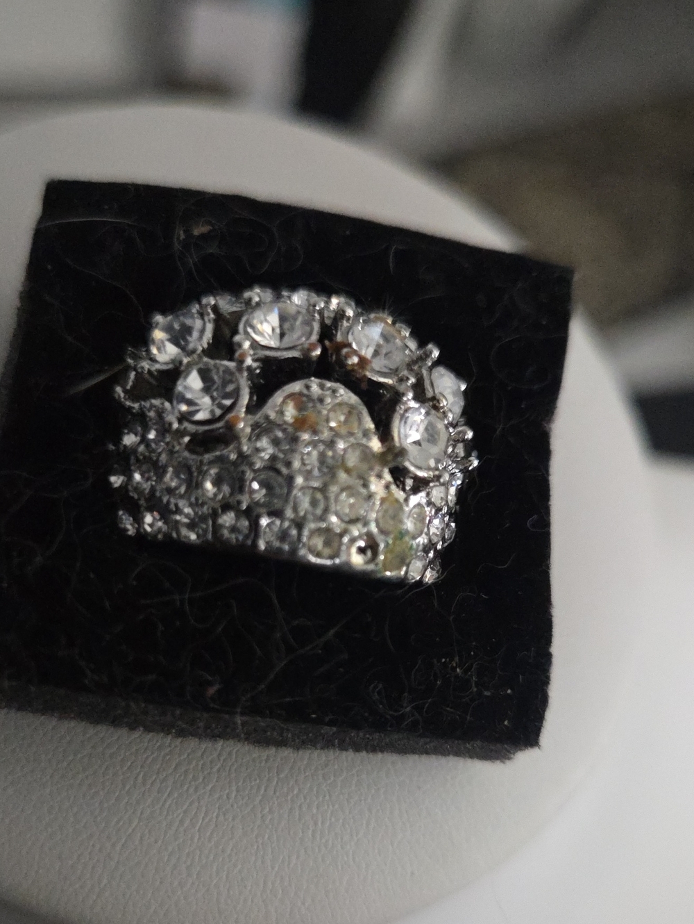 Paparazzi Blingy White Ring NWT